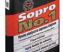 Sopro - Wysoko elastyczna zaprawa klejowa No.1
